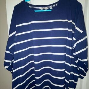 vineyard vines womens Navy Blue Striped Top